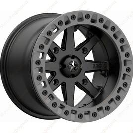 MSA M31 LOK2 Satin Black Matte Gray Ring  R14x7  4x137  диск колесный с бедлоком для квадроциклов BRP Can-Am M31-04737