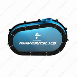 Кастомная прозрачная крышка вариатора с подсветкой для Can-Am Maverick X3 (Yellow)