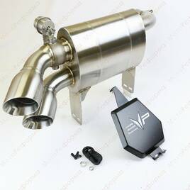 Выхлопная система глушитель Evolution Powersports Can-Am Maverick X3 Captain's Choice Boost Activated Cut Out Exhaust (black)