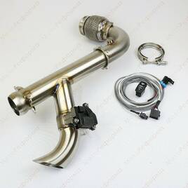Выхлопная система глушитель Evolution Powersports Can-Am Maverick X3 2 5  Shocker Electric Side Dump Race Bypass Pipe