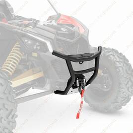 Бампер передний S3 c креплением лебедки черный Can-Am Maverick X3