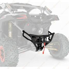 Бампер задний S3 c креплением лебедки черный Can-Am Maverick X3