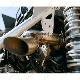 Выхлопная система глушитель Evolution Powersports Can-Am Maverick X3 X3 Bazooka 3  Race Pipe