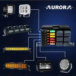Панель управления дполнительным оборудованием Aurora ALO-JC01 универсальная 12V/24V