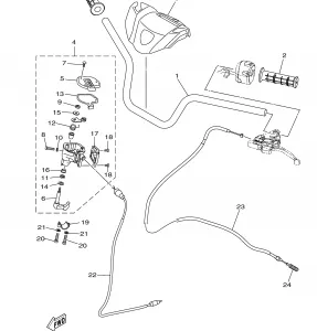 STEERING HANDLE CABLE